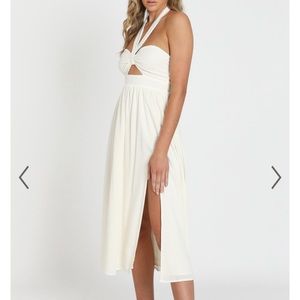 French Riviera cutout dress